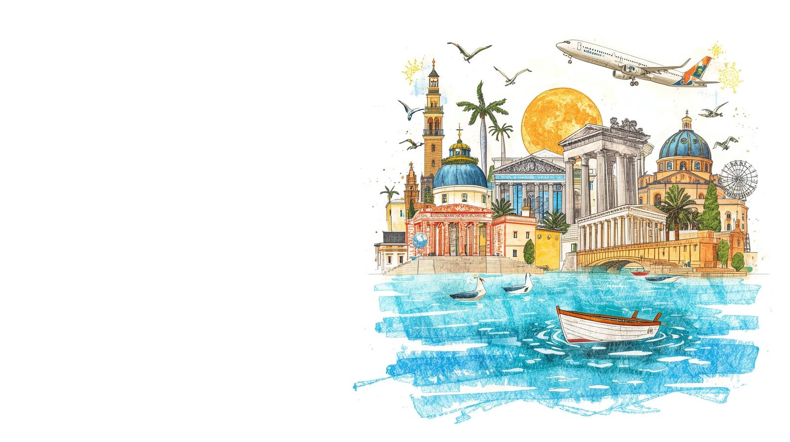 Beautiful travel destination