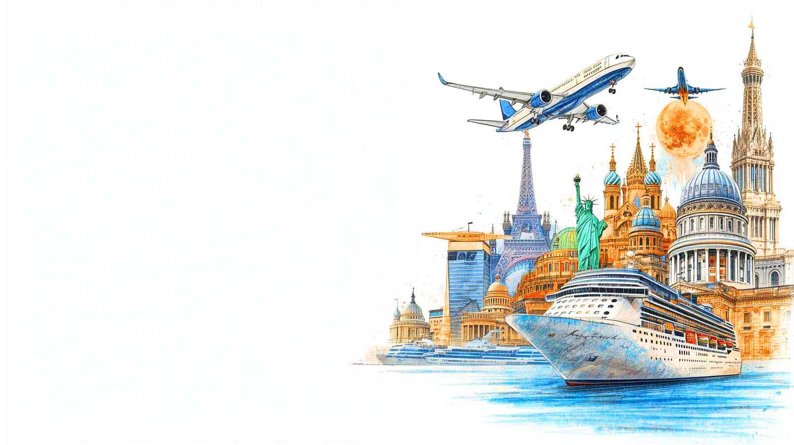 Beautiful travel destination